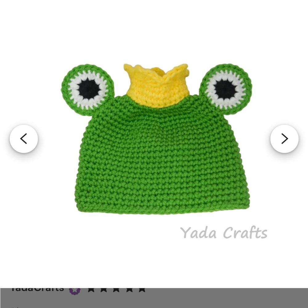 Green Frog Kids Hat